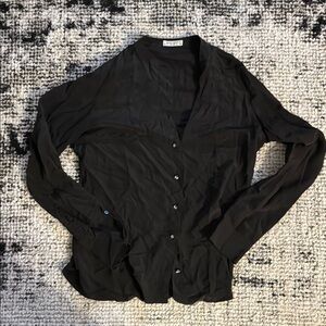 Equipment Black Blouse